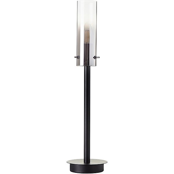 Brilliant Tischleuchte Glasini Schwarz Matt Ø 12 cm x 49,5 cm günstig online kaufen