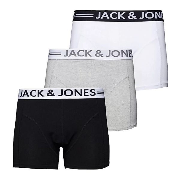 Jack & Jones Sense Boxer 3 Einheiten 2XL White günstig online kaufen