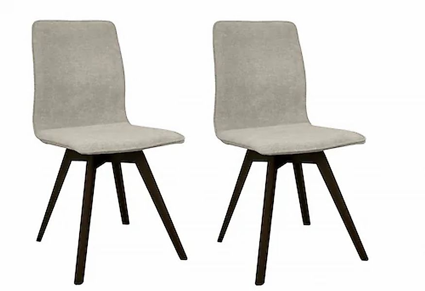 andas Esszimmerstuhl »Rania«, (Set), 2 St., Microfaser, Massivholzgestell, günstig online kaufen