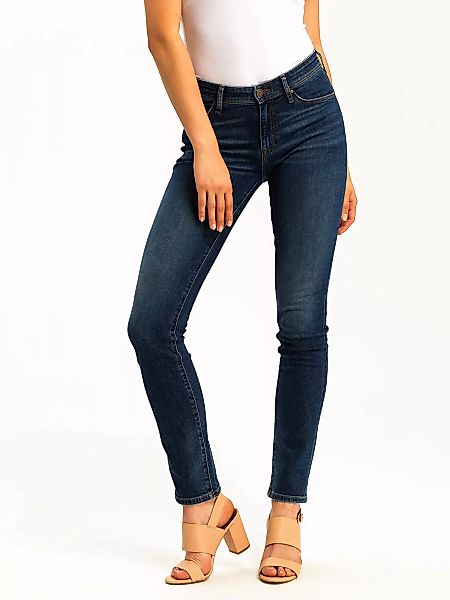 Cross Jeans Damen Jeans Anya - Slim Fit - Blau - Dark Blue günstig online kaufen