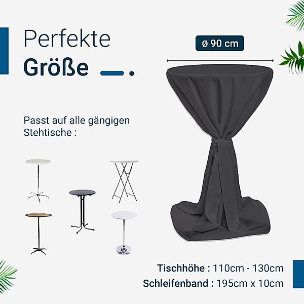 TexDeko Stehtischhusse Premium für Bistrotisch mit günstig online kaufen