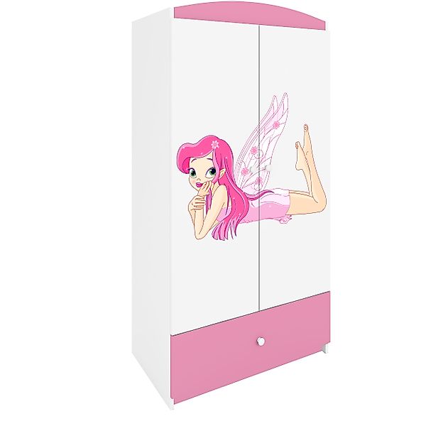 Raumhirsch Furniture Kinderkleiderschrank Babydreams Drehtürenschrank Kleid günstig online kaufen