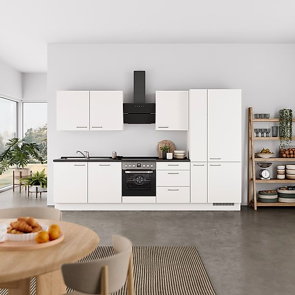 nobilia® Küchenzeile »"Laser II", Ausrichtung wählbar, Breite 330 cm« vormo günstig online kaufen