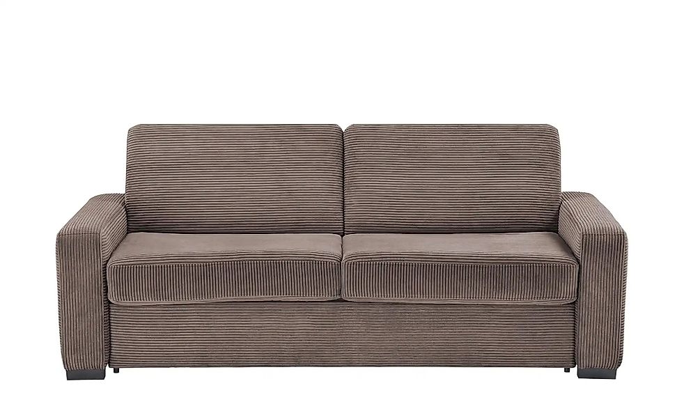 switch Schlafsofa aus Cord Vanila ¦ braun ¦ Maße (cm): B: 220 H: 87 T: 98 P günstig online kaufen