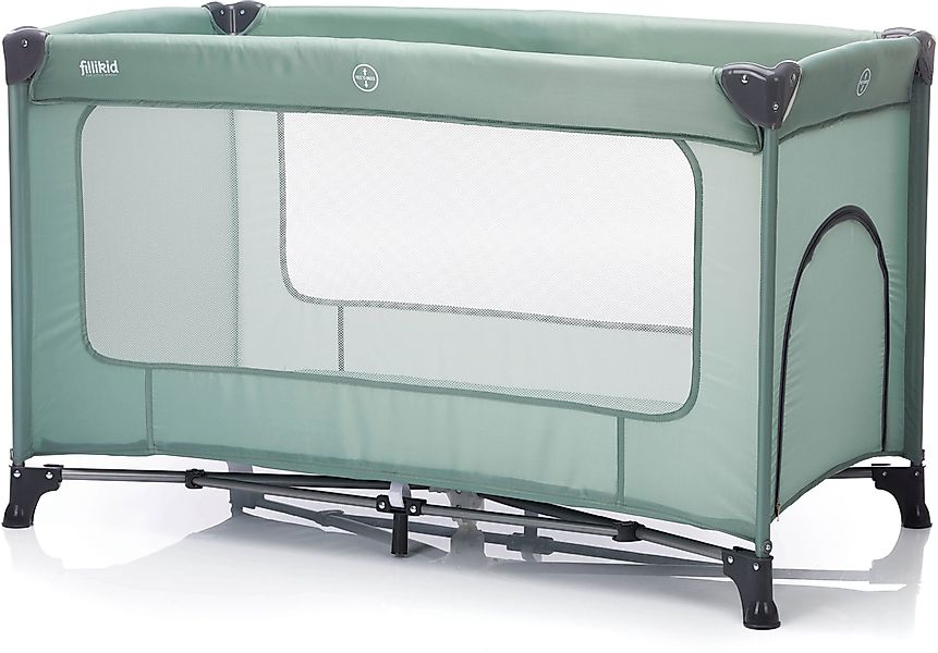 Fillikid Baby-Reisebett Nizza, salbei, inkl. Transporttasche günstig online kaufen