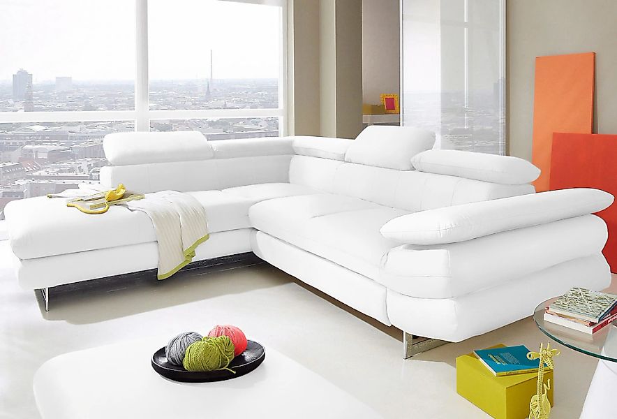 COTTA Ecksofa "Solution L-Form" mit Arm- & Kopfteilverstellung, wahlweise m günstig online kaufen