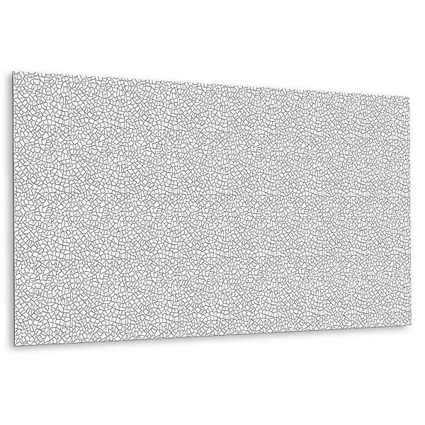 Tulup Wandpaneel Graues Mosaik PVC Wandpaneel 100x50 cm Dekorpaneel Wandver günstig online kaufen