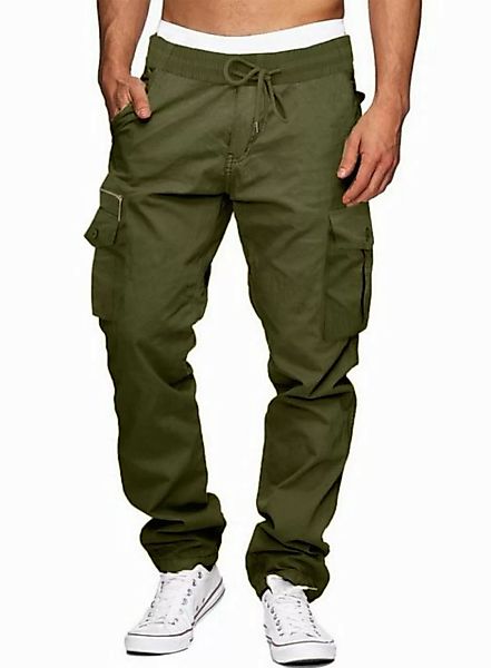 JMIERR Cargohose Herren Cargohose Baumwolle Outdoorhose Lange Baggy Freizei günstig online kaufen