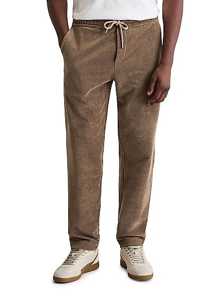 Marc O'Polo Jerseyhose aus Bio-Baumwolle mit Rippstruktur günstig online kaufen