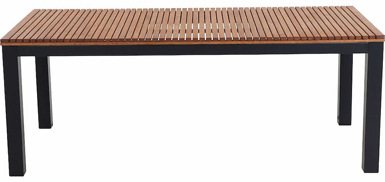 Siena Garden Gartentisch »Bozen«, (1 St.), BxTxH: 100x220x76 cm, Alu graphi günstig online kaufen