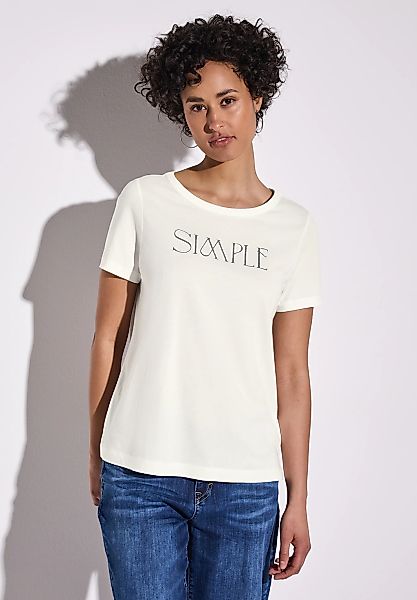 STREET ONE T-Shirt mit Wording-Print günstig online kaufen