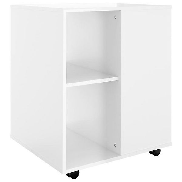 vidaXL Aktenschrank Rollschrank Hochglanz-Weiß 60x53x72 cm Spanplatte günstig online kaufen