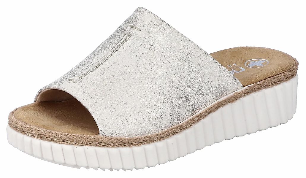 Rieker Pantolette, Keilabsatz, Sommerschuh, Schlappen mit günstig online kaufen