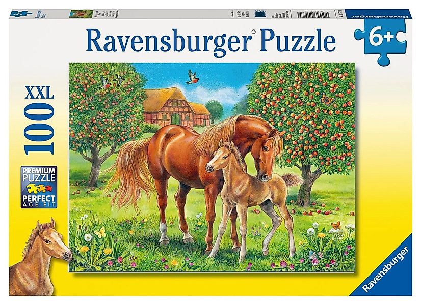 Ravensburger Puzzle Pferdeglück auf Wiese Puzzle günstig online kaufen