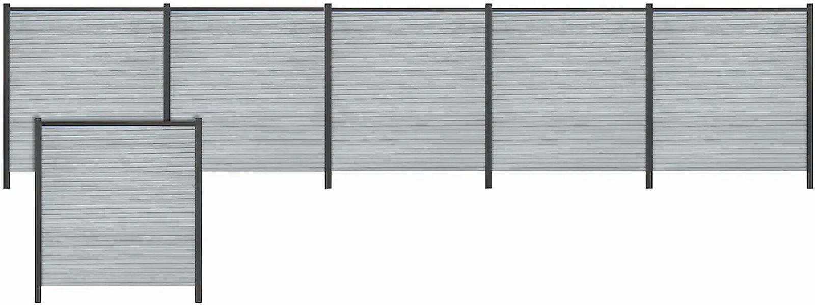 Tetzner & Jentzsch Sichtschutzelement "WARREN 4" pflegeleicht, coextrudiert günstig online kaufen