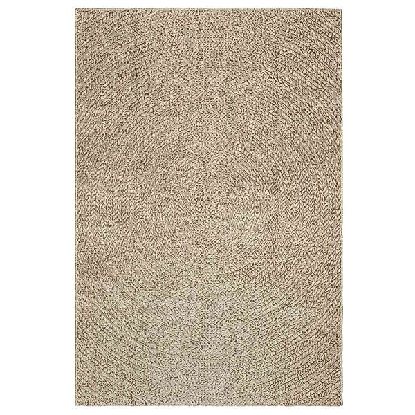 vidaXL Teppich ZIZUR Beige 140x200 cm Jute-Optik Indoor und Outdoor 4010408 günstig online kaufen