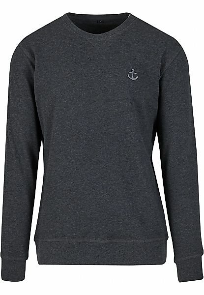MisterTee Rundhalspullover "MisterTee Anchor Sign EMB Light Crew Sweatshirt günstig online kaufen