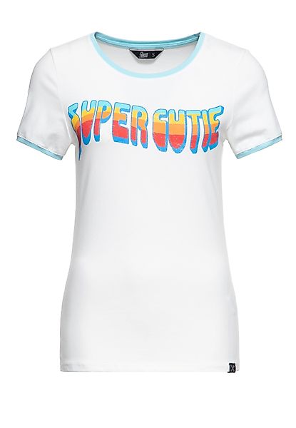 QueenKerosin Kurzarmshirt Super Cutie mit Retro günstig online kaufen
