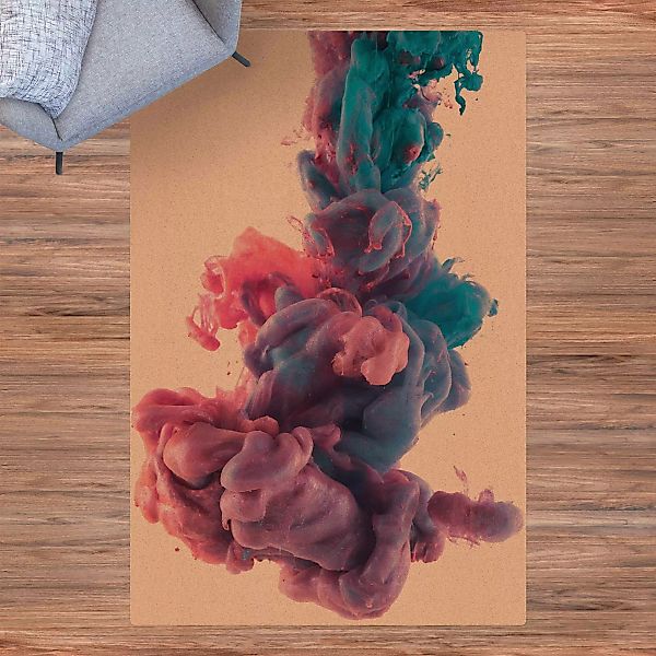 Kork-Teppich Abstrakte flüssige Farbe günstig online kaufen