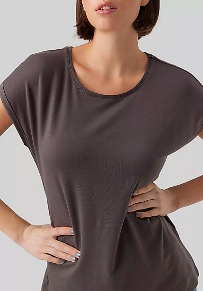 Vero Moda Damen T-Shirt VMAVA PLAIN - Regular Fit günstig online kaufen