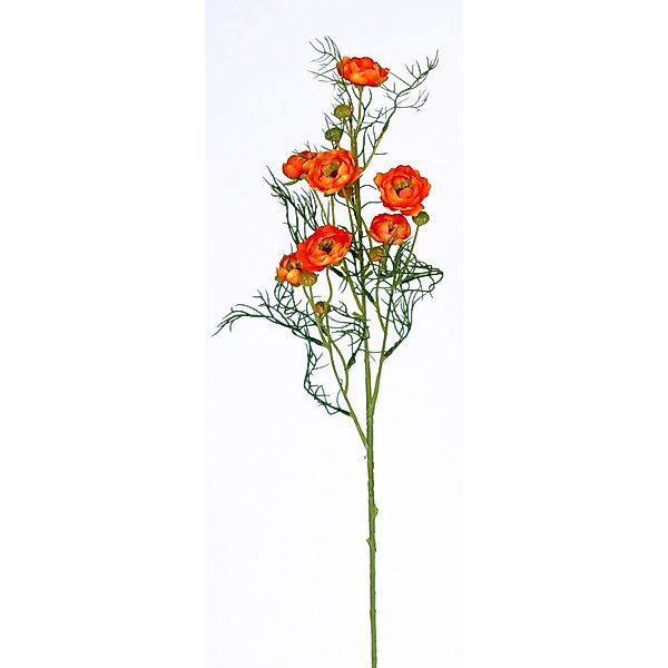 Kunstblume Ranunkel Orange 74 cm günstig online kaufen