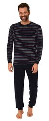 Normann Pyjama Herren Frottee Schlafanzug lang, günstig online kaufen