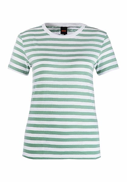 BOSS ORANGE T-Shirt "C Esla Striped", Premium Damenmode, im gestreiften Des günstig online kaufen