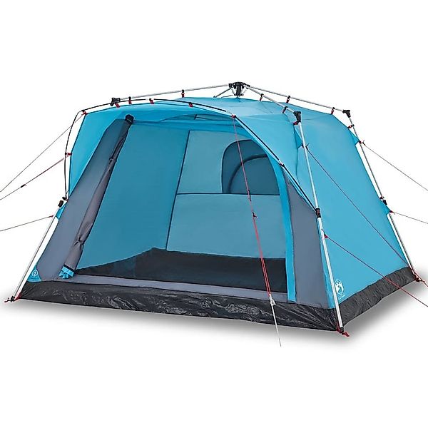 vidaXL Kuppelzelt Campingzelt 4 Personen Blau günstig online kaufen