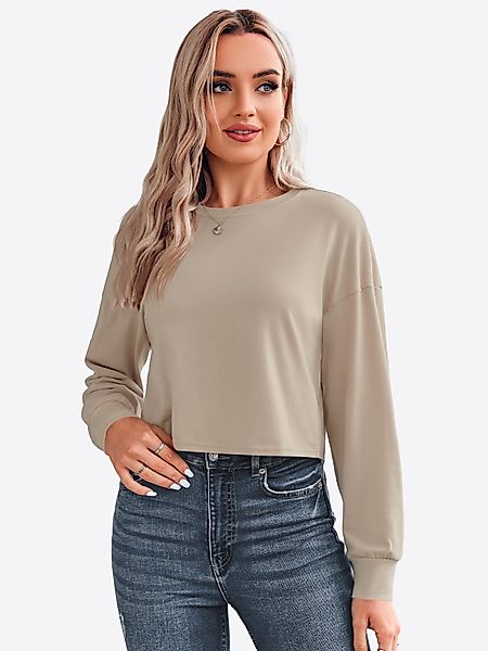 Imily Bela T-Shirt Damen Langärmliges Rundhals günstig online kaufen