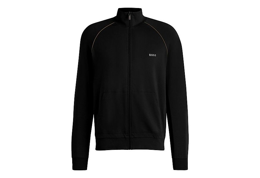 BOSS Sweatjacke Mix&Match Jacket Z mit eingesticktem Markenschriftzug günstig online kaufen