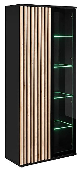 Furn.Design Stauraumvitrine Morgan (Vitrinenschrank in weiß günstig online kaufen