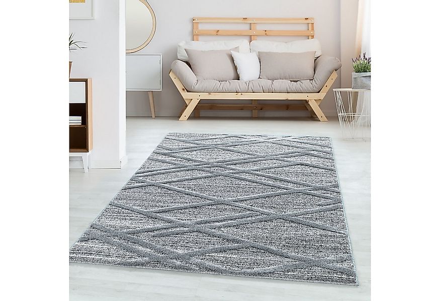 Carpettex Hochflor-Teppich Boho-Design, Rund, Höhe: 20 mm, Teppich Wohnzimm günstig online kaufen