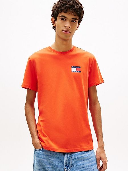 Tommy Jeans T-Shirt TJM SLIM FIT ESSENTIAL FLAG Mit Rundhalsausschnitt günstig online kaufen