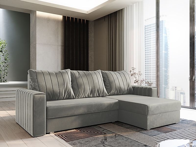 Masseno Ecksofa CARL mit Schlaffunktion L-Form, günstig online kaufen