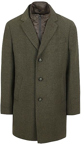 Suitable Coat Wolle Twill Dunkelgrün - Größe 50 günstig online kaufen