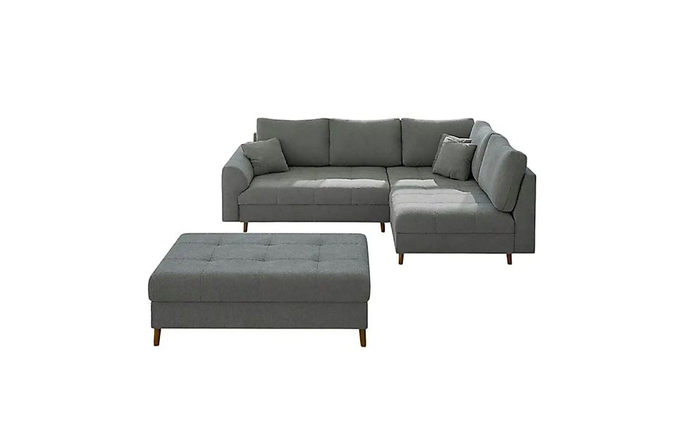 Ecksofa mit Hocker  Lars ¦ grau ¦ Maße (cm): B: 231 H: 81 Polstermöbel > So günstig online kaufen