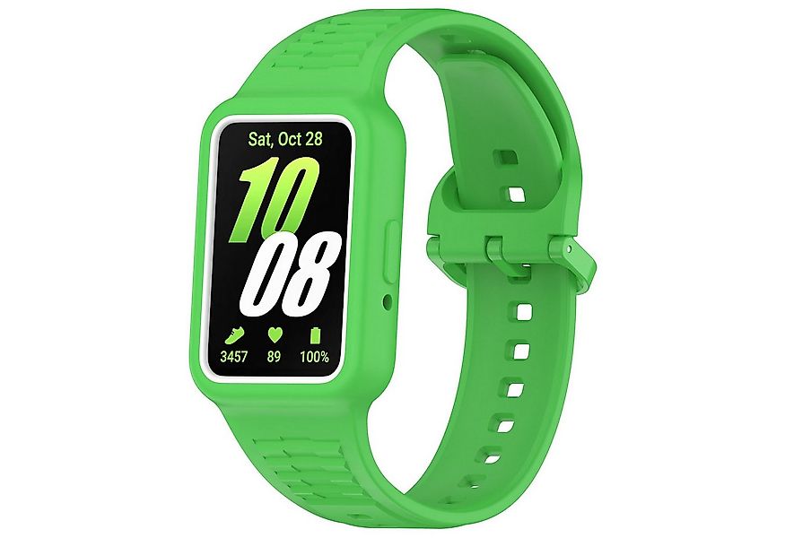 Wigento Smartwatch-Armband Für Samsung Galaxy Fit 3 Silikon Band integriert günstig online kaufen