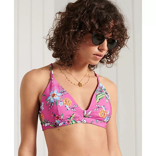 Superdry Surf Bikini Oberteil XS Tropical Rose Violet günstig online kaufen