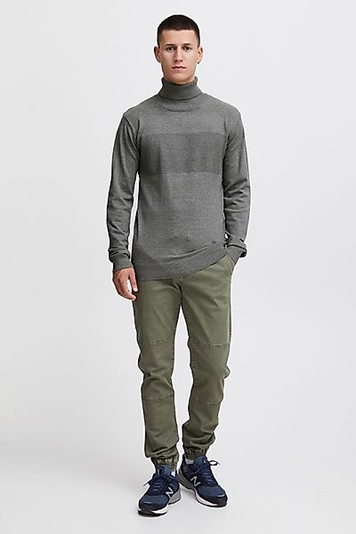 Indicode Rollkragenpullover IDErnetto Rollkragenpulli mit abgesetztem günstig online kaufen