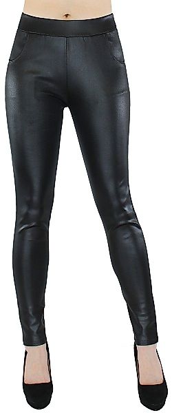 dy_mode Lederimitathose Damen Kunstleder Optik Hose günstig online kaufen