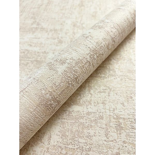 Newroom Vliestapete Topaz Beige Unifarbe Modern FSC® günstig online kaufen