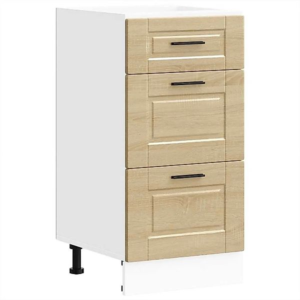 vidaXL Küchenunterschrank Porto Sonoma-Eiche Holzwerkstoff 854223 günstig online kaufen