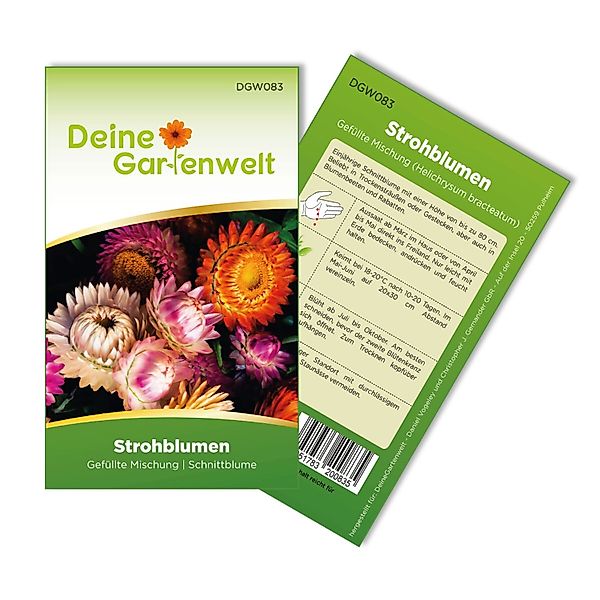 Deine Gartenwelt Strohblume Gefüllte Mischung Samen günstig online kaufen