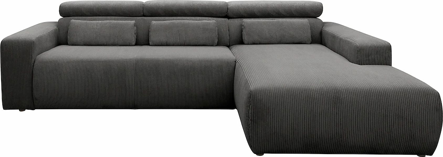 DOMO collection Ecksofa "Brandon B/T: 289/177 cm, belastbar bis 140kg/ Sitz günstig online kaufen