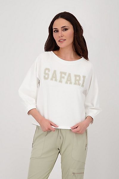 Monari Sweatshirt mit Schriftzug günstig online kaufen