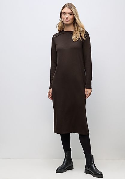 STREET ONE Midikleid in Unifarbe günstig online kaufen
