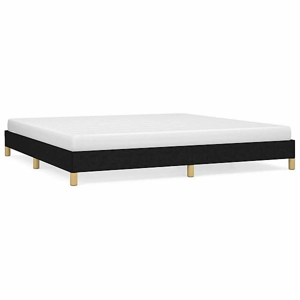 vidaXL Bettgestell Schwarz 200x200 cm Stoff Modell 21371403 günstig online kaufen