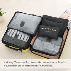Coonoor Kofferorganizer Packing Cubes Kofferorganizer Koffer günstig online kaufen