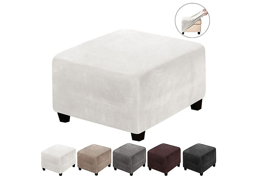 BTTO Stuhlhusse Hockerbezug Sofahusse Stretch Bezug Schonbezug Hocker Sofah günstig online kaufen