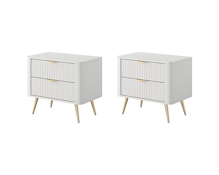 MOEBLO Nachttisch Pholx G (2-St), (BxHxT):63x55x38 cm günstig online kaufen